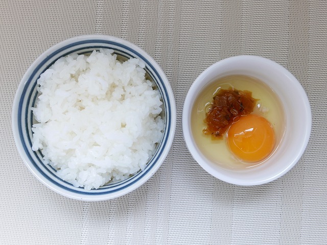ヤマモト食品「味よし」アレンジ①卵かけご飯